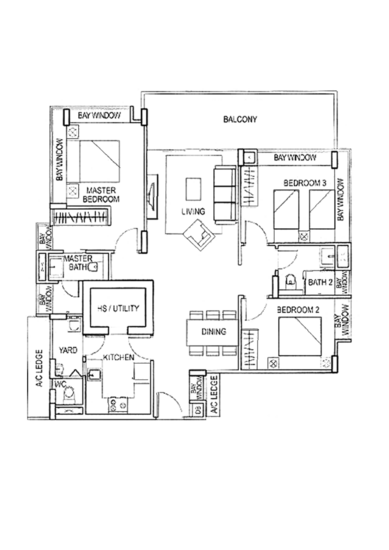 Atrium Residences - Floor Plan