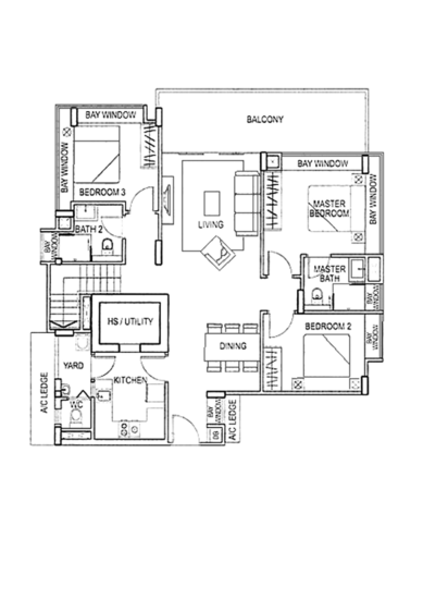Atrium Residences - Floor Plan