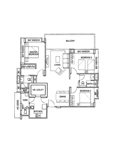 Atrium Residences - Floor Plan