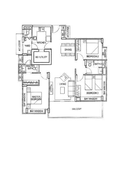 Atrium Residences - Floor Plan