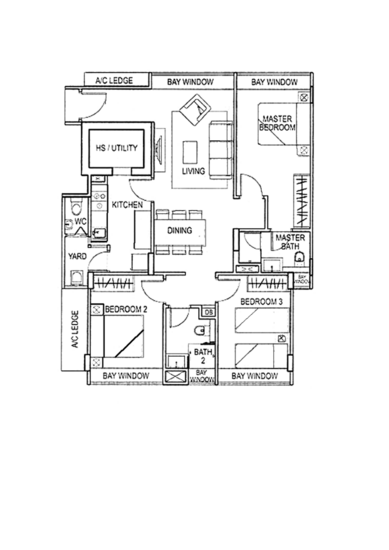 Atrium Residences - Floor Plan