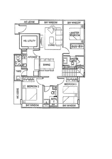Atrium Residences - Floor Plan