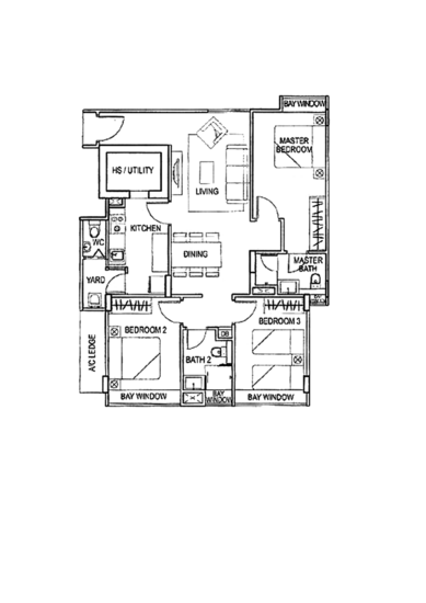 Atrium Residences - Floor Plan