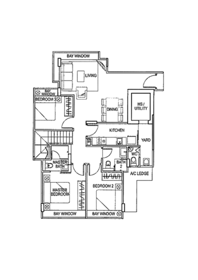 Atrium Residences - Floor Plan