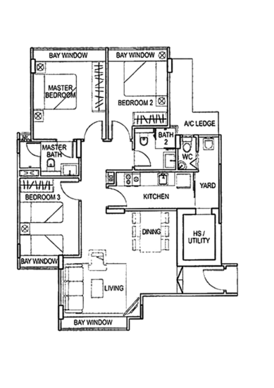 Atrium Residences - Floor Plan