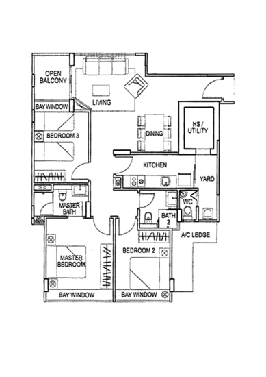 Atrium Residences - Floor Plan
