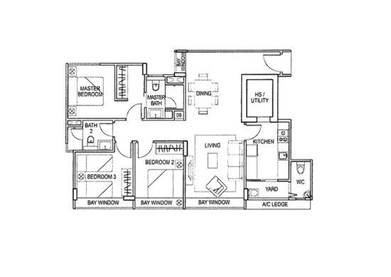 Atrium Residences - Floor Plan