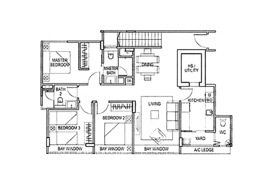 Atrium Residences - Floor Plan