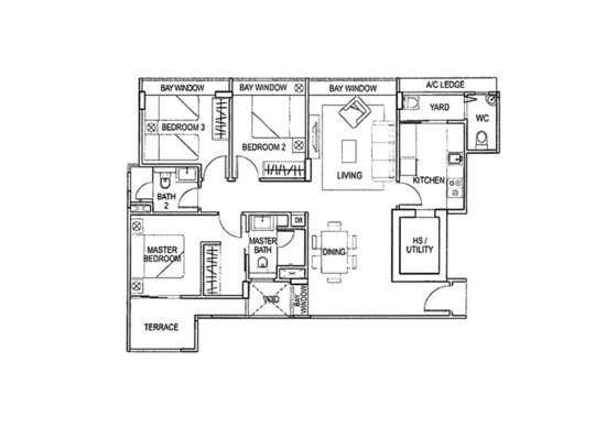 Atrium Residences - Floor Plan