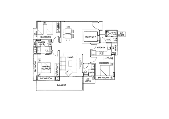 Atrium Residences - Floor Plan