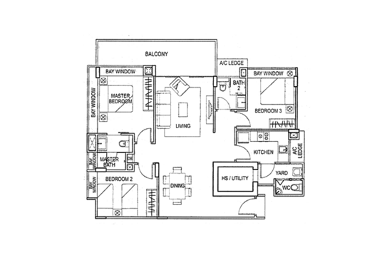 Atrium Residences - Floor Plan