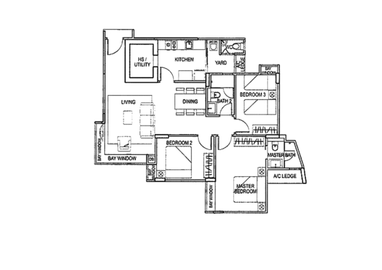 Atrium Residences - Floor Plan
