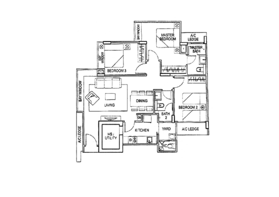 Atrium Residences - Floor Plan