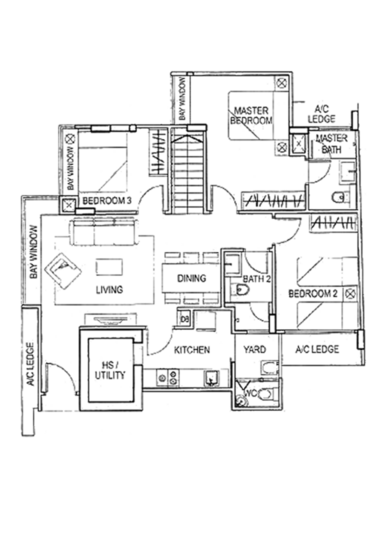 Atrium Residences - Floor Plan