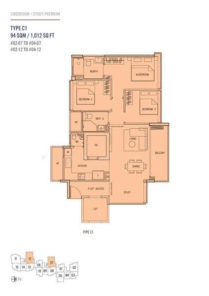 35 Gilstead, 35 Gilstead Road, Newton / Novena, 3 Bedrooms, 1,012 sqft, Apartment For Sale, by Peggy Chen, 500287160 - 2D - PropertyGuru.com.sg