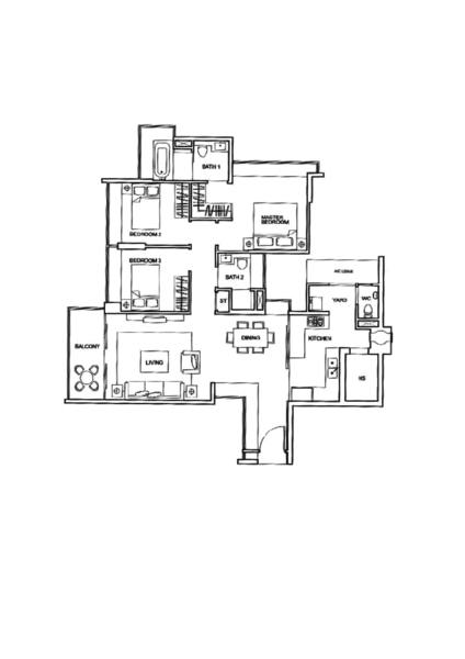 One Amber, 3 Amber Gardens, 3 Bedrooms, 1,302 sqft, Condominium For Rent, by Benjamin Goh, 500078462 - PropertyGuru.com.sg