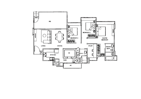 The Esta - Floor Plan