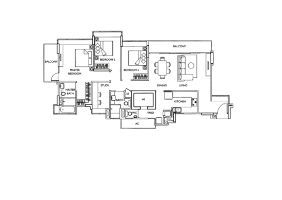 The Esta - Floor Plan