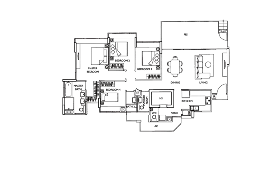 The Esta - Floor Plan