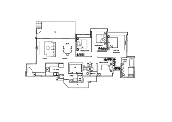 The Esta - Floor Plan
