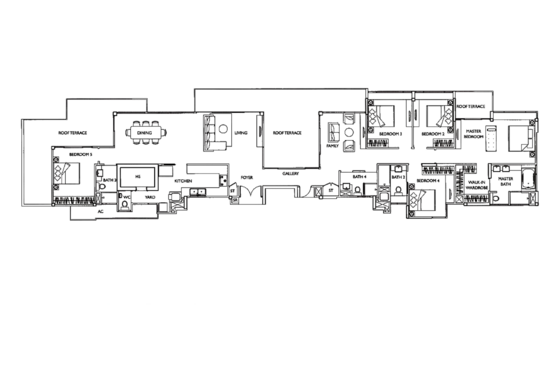 The Esta - Floor Plan