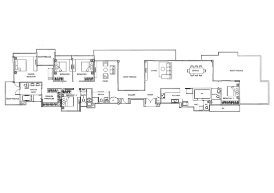 The Esta - Floor Plan