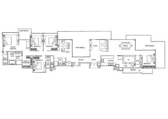 The Esta - Floor Plan