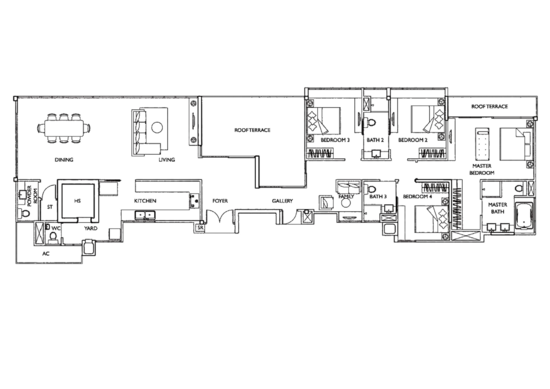 The Esta - Floor Plan