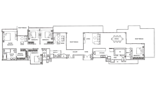 The Esta - Floor Plan