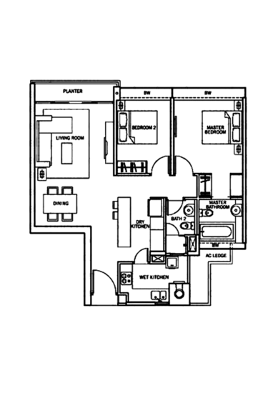 The Centris - Floor Plan