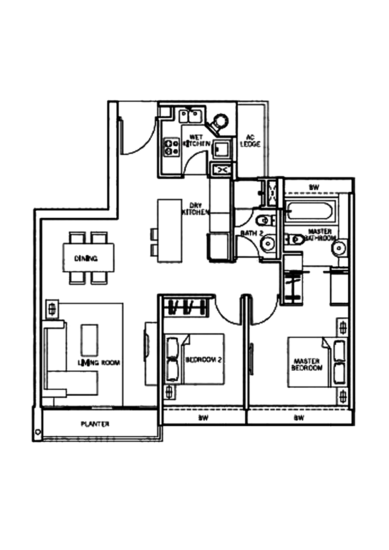 The Centris - Floor Plan