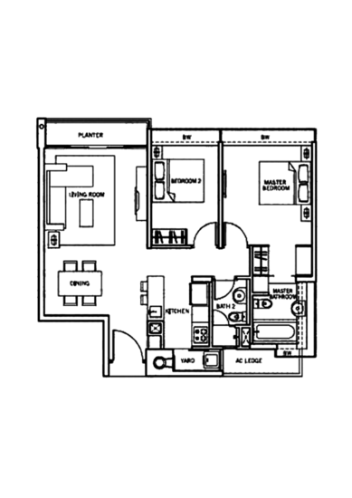 The Centris - Floor Plan