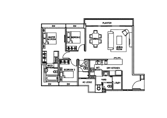 The Centris - Floor Plan
