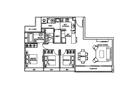 The Centris - Floor Plan