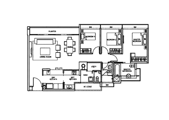 The Centris - Floor Plan