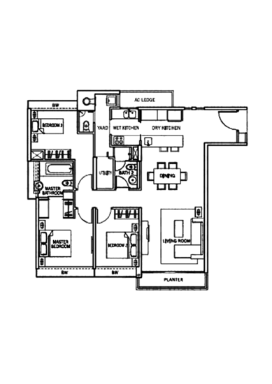 The Centris - Floor Plan