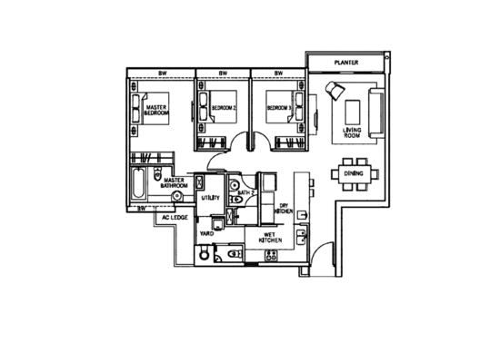 The Centris - Floor Plan
