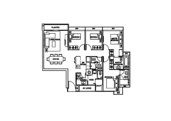 The Centris - Floor Plan