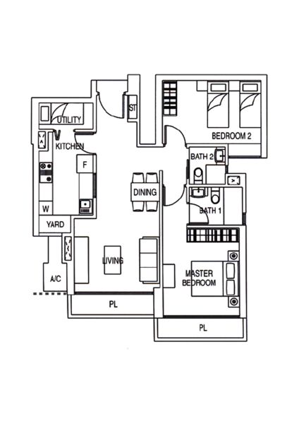 Citylights, 80 Jellicoe Road, 2 Bedrooms, 947 sqft, Condominium For Rent, by Alex Khoo, 500228669 - PropertyGuru.com.sg