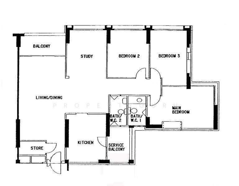 164 Jalan Teck Whye, 164 Jalan Teck Whye, Dairy Farm / Bukit Panjang / Choa Chu Kang, 3 Bedrooms, 1,517 sqft, HDB Flat For Sale, by Lean Cheong, 500278112 - 2D - PropertyGuru.com.sg