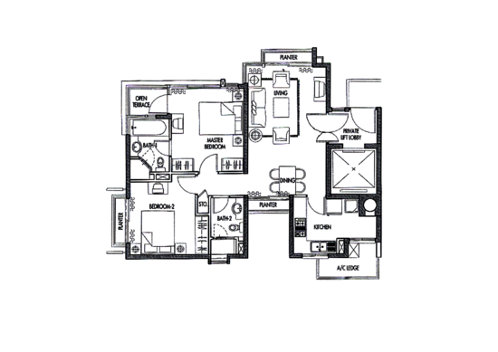 Caribbean at Keppel Bay - Floor Plan