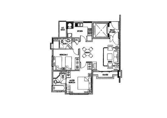 Caribbean at Keppel Bay - Floor Plan