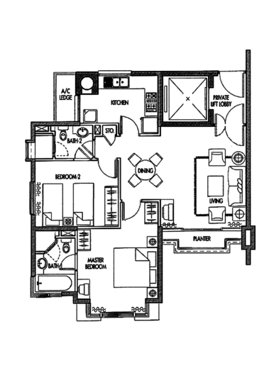 Caribbean at Keppel Bay - Floor Plan
