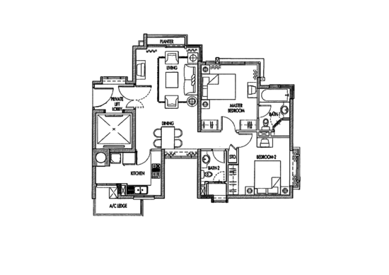 Caribbean at Keppel Bay - Floor Plan