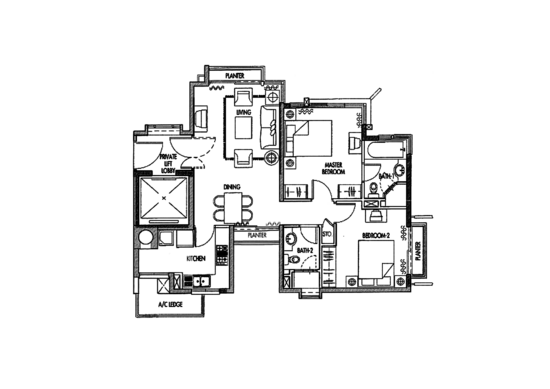 Caribbean at Keppel Bay - Floor Plan