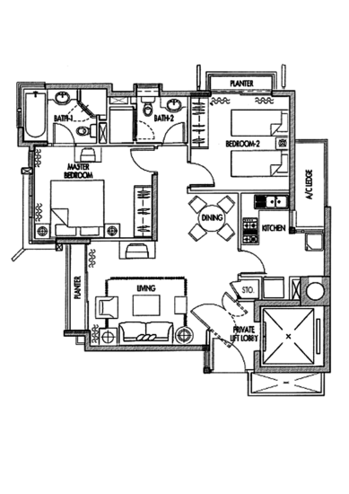 Caribbean at Keppel Bay - Floor Plan