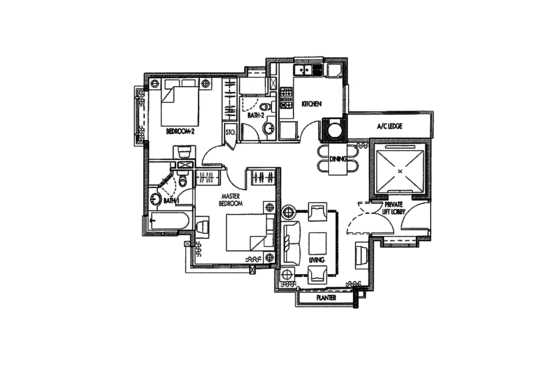 Caribbean at Keppel Bay - Floor Plan