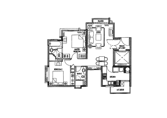 Caribbean at Keppel Bay - Floor Plan