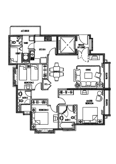 Caribbean at Keppel Bay - Floor Plan