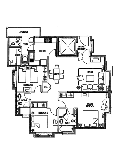 Caribbean at Keppel Bay - Floor Plan